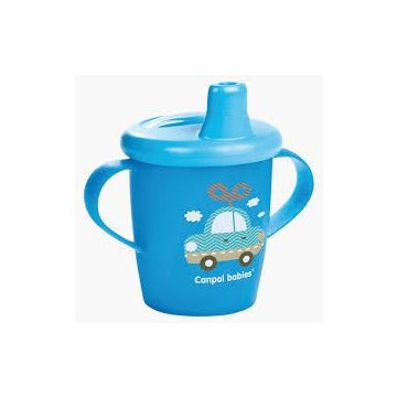   Canpol babies Non-spill cup TOYS 250 ml  csöpögésmentes itatópohár AUTÓ