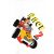 Disney textil pelenka - Mickey race 2 win